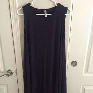 Navy blue dress